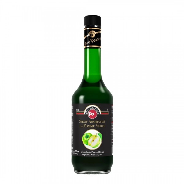 FO Yeşil Elma Aromalı Şurup Şekerli 700 ml